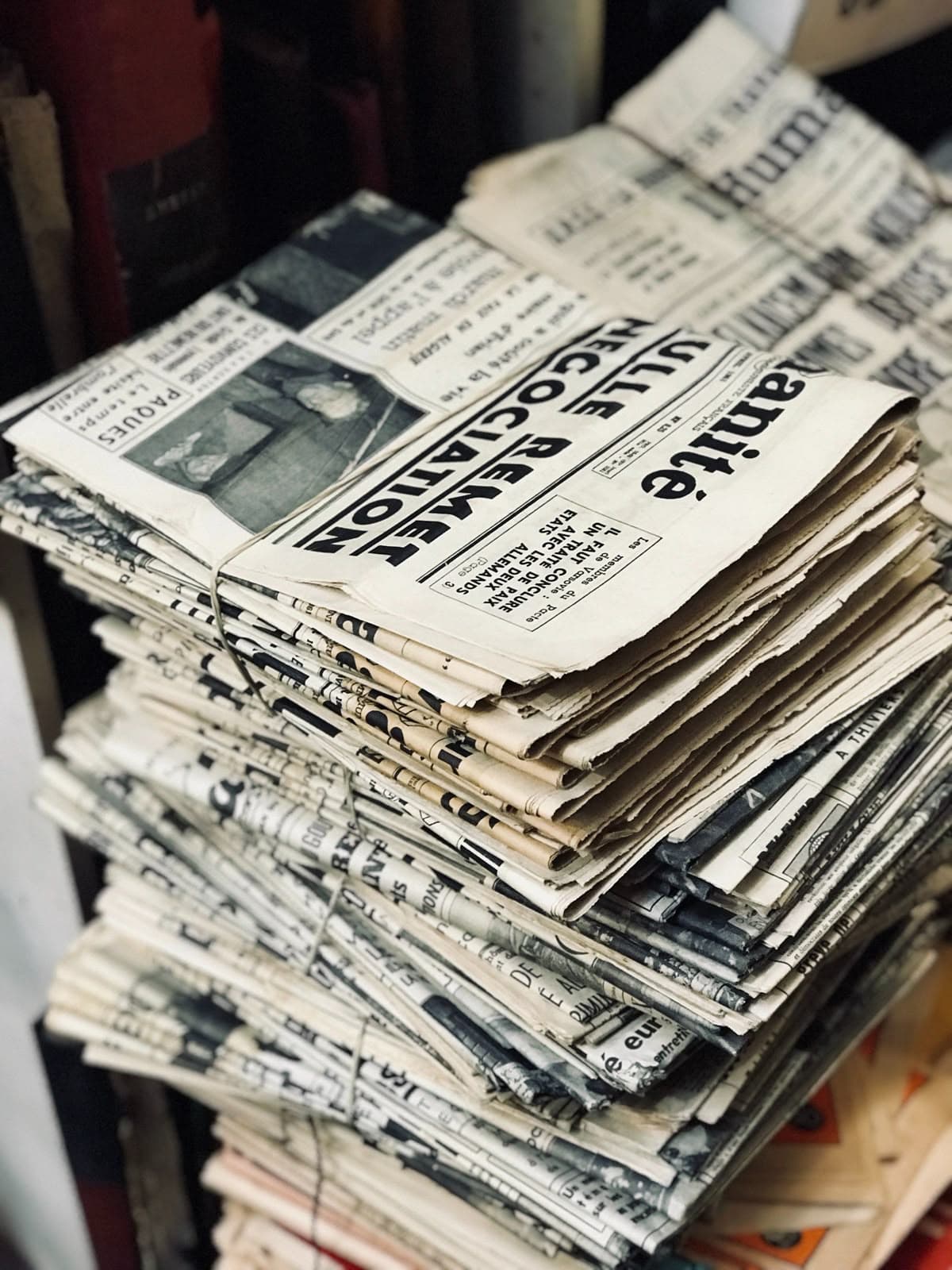 Newspaper & Books scrap